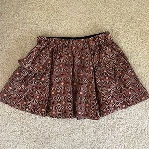 Free People, pleated, mini skirt with pockets